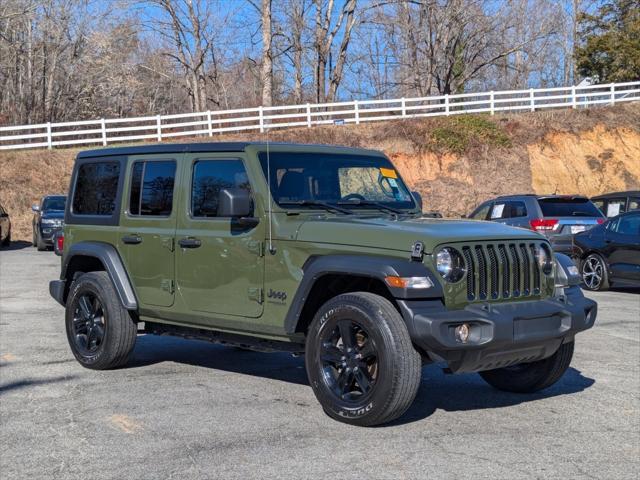 used 2021 Jeep Wrangler Unlimited car, priced at $30,871