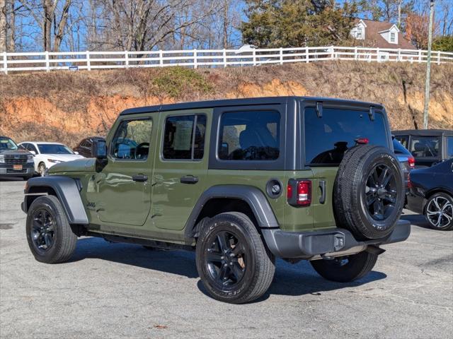 used 2021 Jeep Wrangler Unlimited car, priced at $30,871