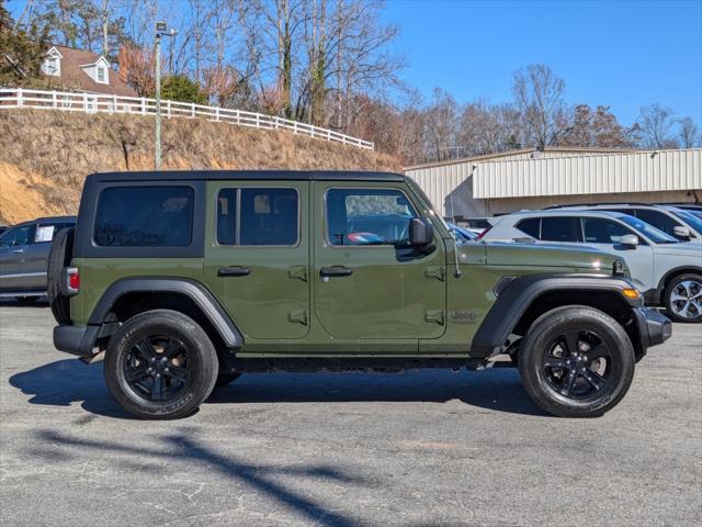 used 2021 Jeep Wrangler Unlimited car, priced at $30,871