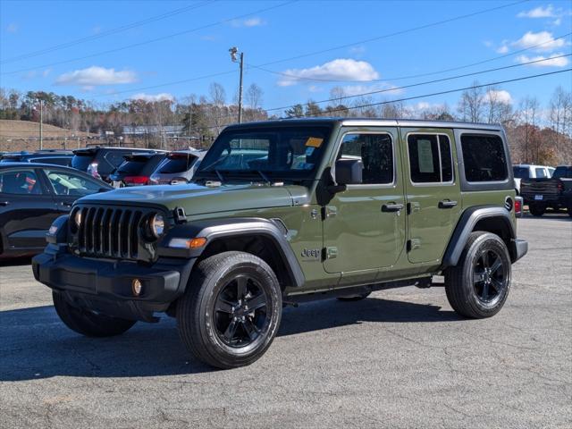 used 2021 Jeep Wrangler Unlimited car, priced at $30,871