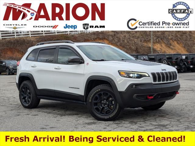 used 2021 Jeep Cherokee car, priced at $25,471