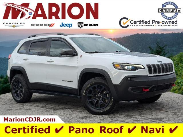 used 2021 Jeep Cherokee car, priced at $25,371