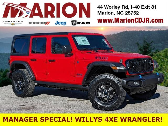 new 2024 Jeep Wrangler 4xe car, priced at $47,985