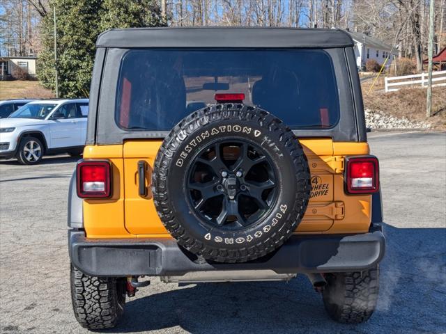 used 2021 Jeep Wrangler car, priced at $32,000