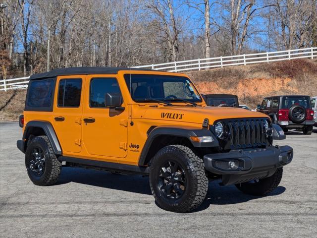 used 2021 Jeep Wrangler car, priced at $32,000