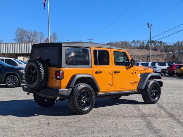 used 2021 Jeep Wrangler car, priced at $32,000