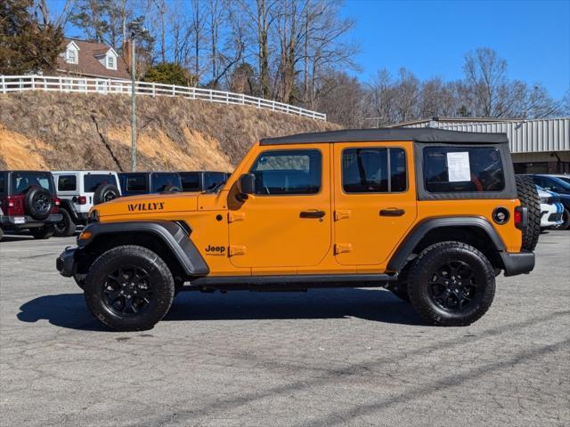 used 2021 Jeep Wrangler car, priced at $32,000