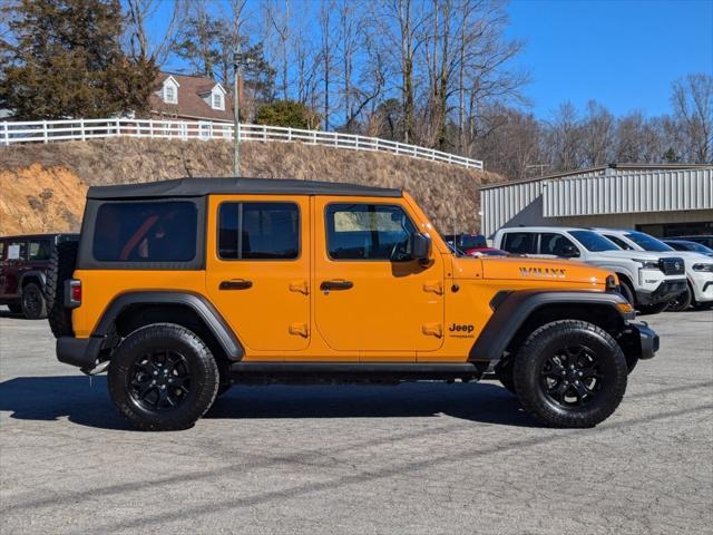 used 2021 Jeep Wrangler car, priced at $32,000