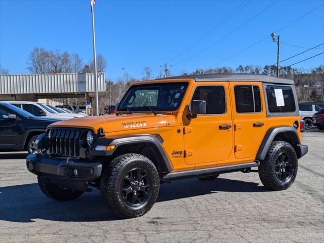 used 2021 Jeep Wrangler car, priced at $32,000