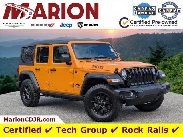 used 2021 Jeep Wrangler car, priced at $29,617