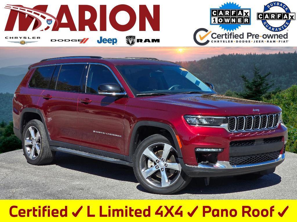 used 2021 Jeep Grand Cherokee L car, priced at $26,000