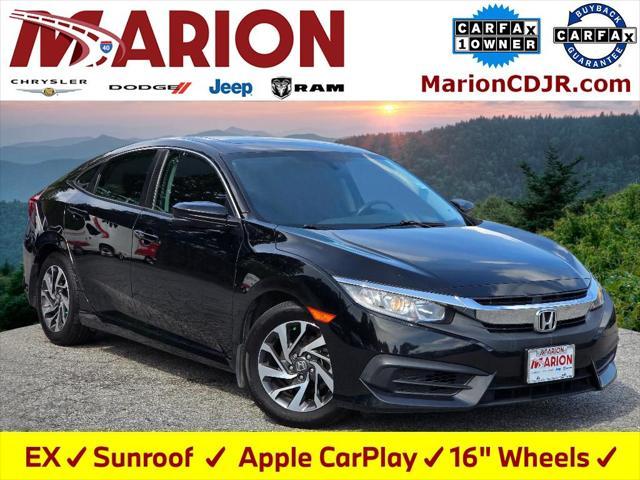used 2017 Honda Civic car, priced at $17,491