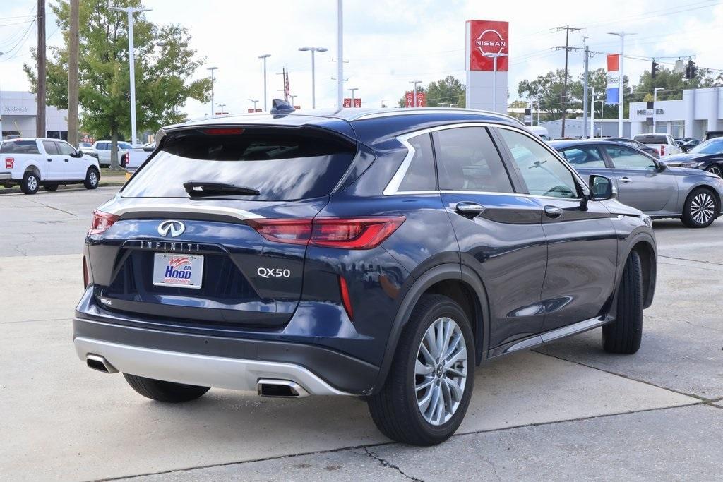 used 2024 INFINITI QX50 car, priced at $29,850