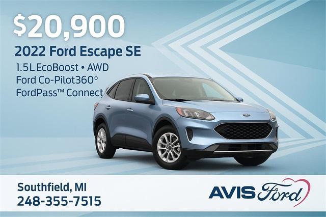 used 2022 Ford Escape car, priced at $20,900
