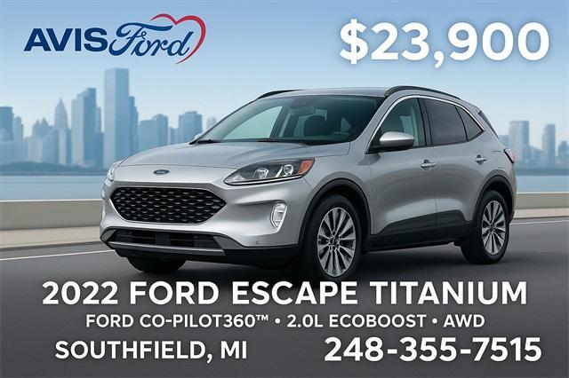 used 2022 Ford Escape car, priced at $23,900
