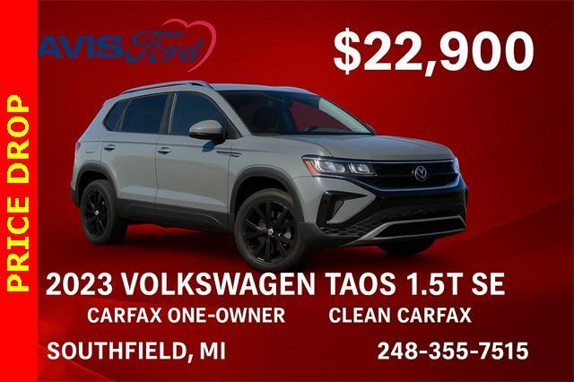 used 2023 Volkswagen Taos car, priced at $21,900