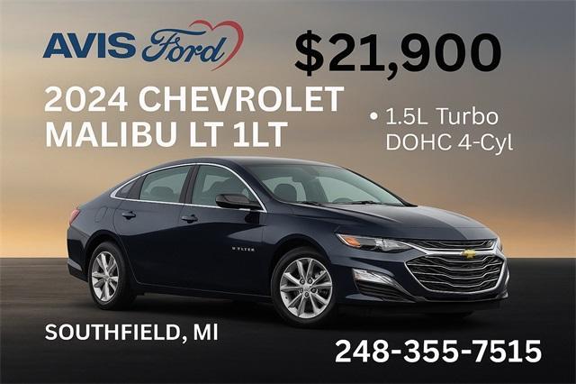 used 2024 Chevrolet Malibu car, priced at $21,900