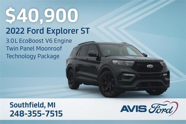 used 2022 Ford Explorer car, priced at $40,900
