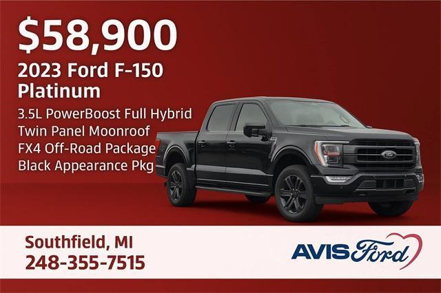 used 2023 Ford F-150 car, priced at $58,900