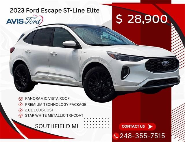 used 2023 Ford Escape car, priced at $28,900