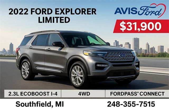 used 2022 Ford Explorer car, priced at $31,900