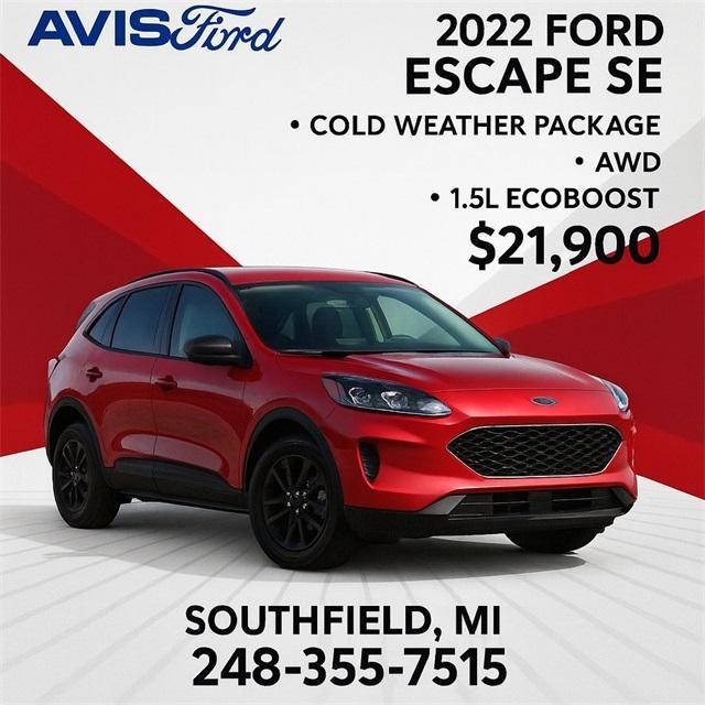 used 2022 Ford Escape car, priced at $21,900