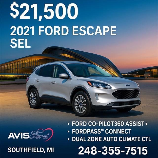 used 2021 Ford Escape car, priced at $21,500
