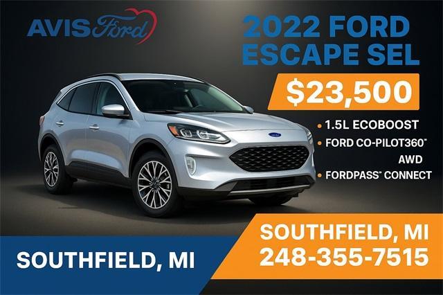 used 2022 Ford Escape car, priced at $23,500