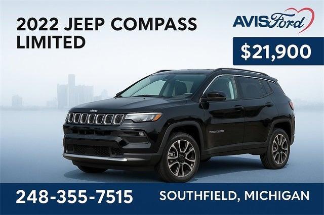 used 2022 Jeep Compass car, priced at $21,900