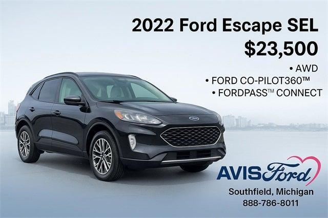 used 2022 Ford Escape car, priced at $23,300
