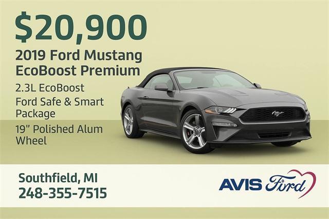 used 2019 Ford Mustang car, priced at $20,900