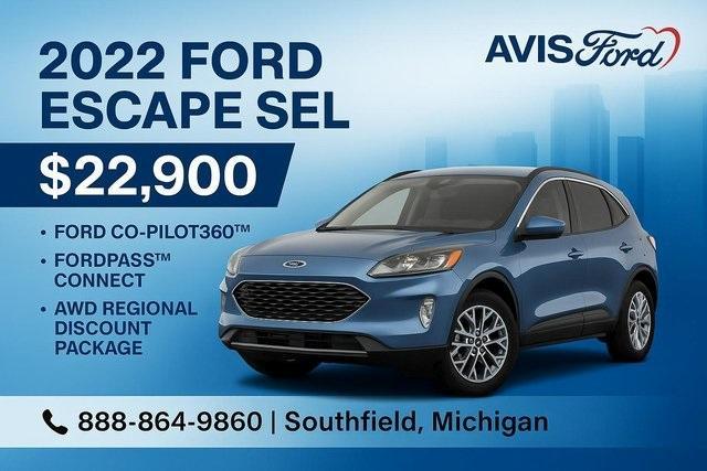 used 2022 Ford Escape car, priced at $22,900