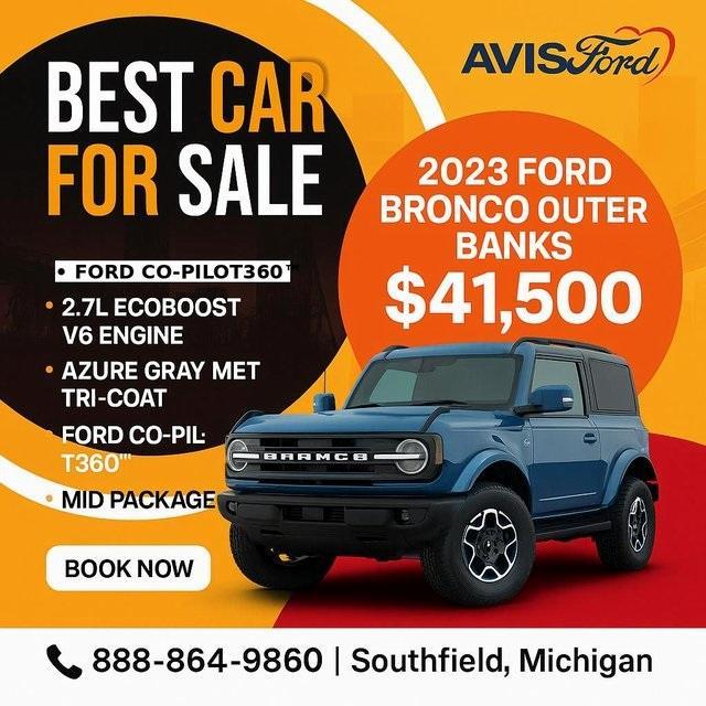 used 2023 Ford Bronco car, priced at $41,500