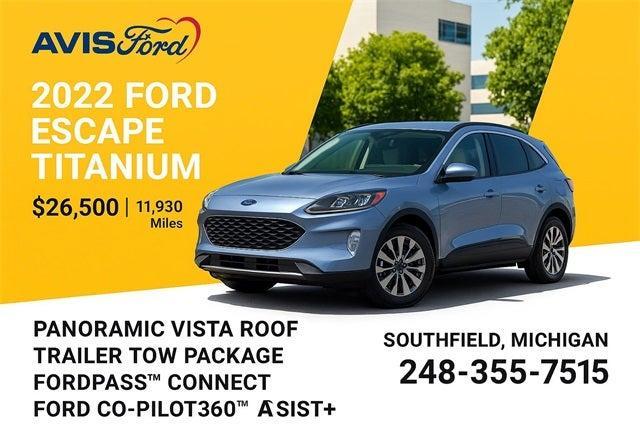 used 2022 Ford Escape car, priced at $26,500