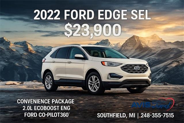 used 2022 Ford Edge car, priced at $23,900