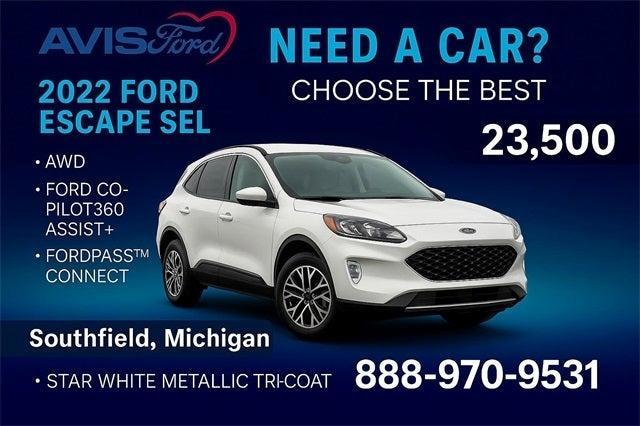 used 2022 Ford Escape car, priced at $23,500