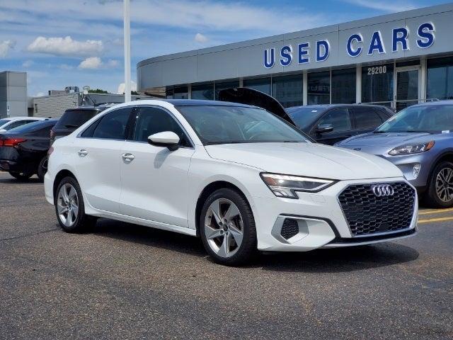 used 2023 Audi A3 car, priced at $27,500