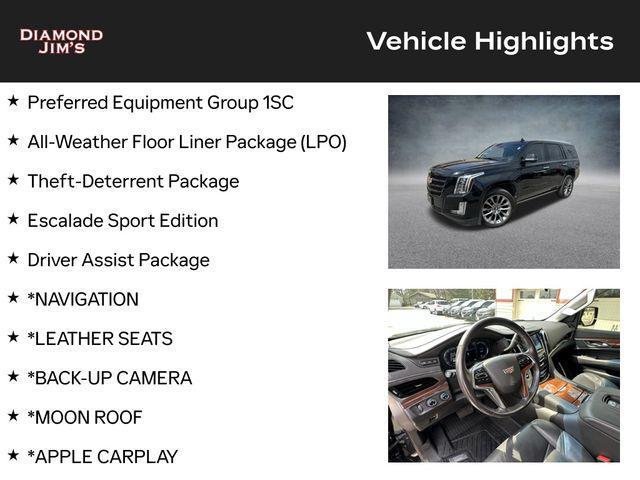 used 2019 Cadillac Escalade car, priced at $41,777