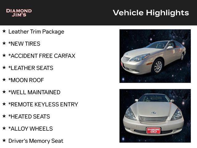 used 2003 Lexus ES 300 car, priced at $5,997