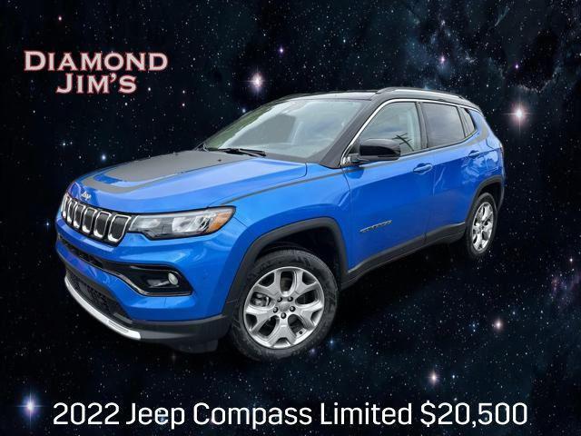 used 2022 Jeep Compass car, priced at $20,500