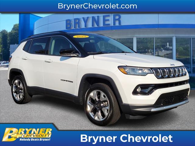 used 2022 Jeep Compass car, priced at $25,399