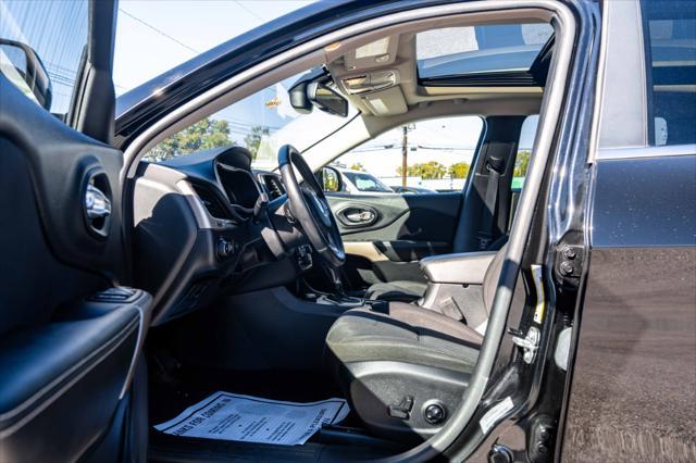 used 2017 Jeep Cherokee car, priced at $14,999