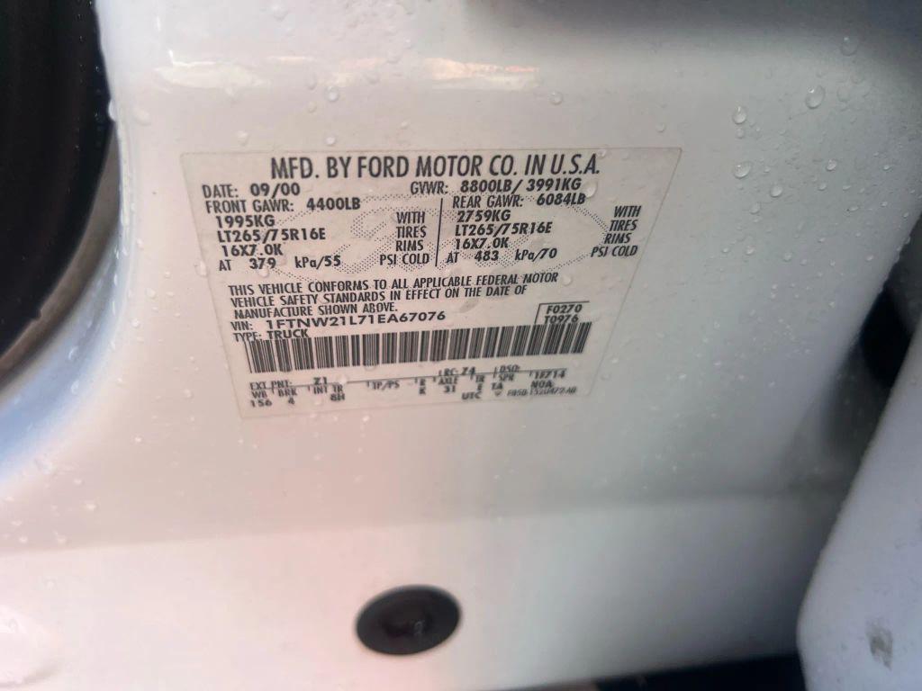 used 2001 Ford F-250 car, priced at $14,900