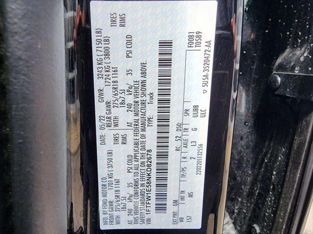 used 2022 Ford F-150 car, priced at $29,900