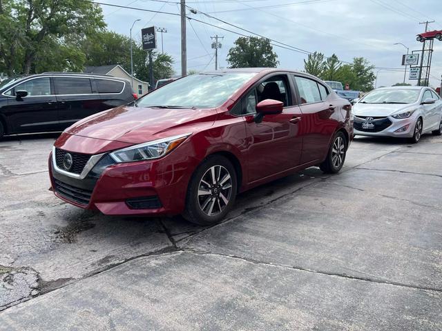 used 2021 Nissan Versa car, priced at $14,500