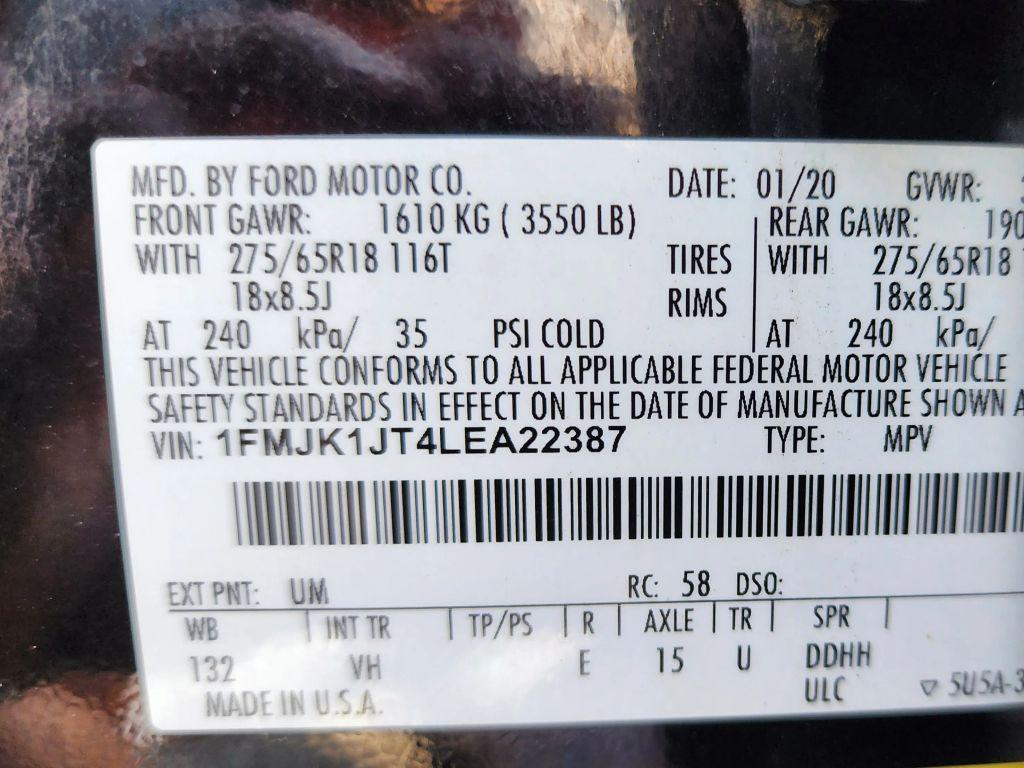 used 2020 Ford Expedition car, priced at $24,490