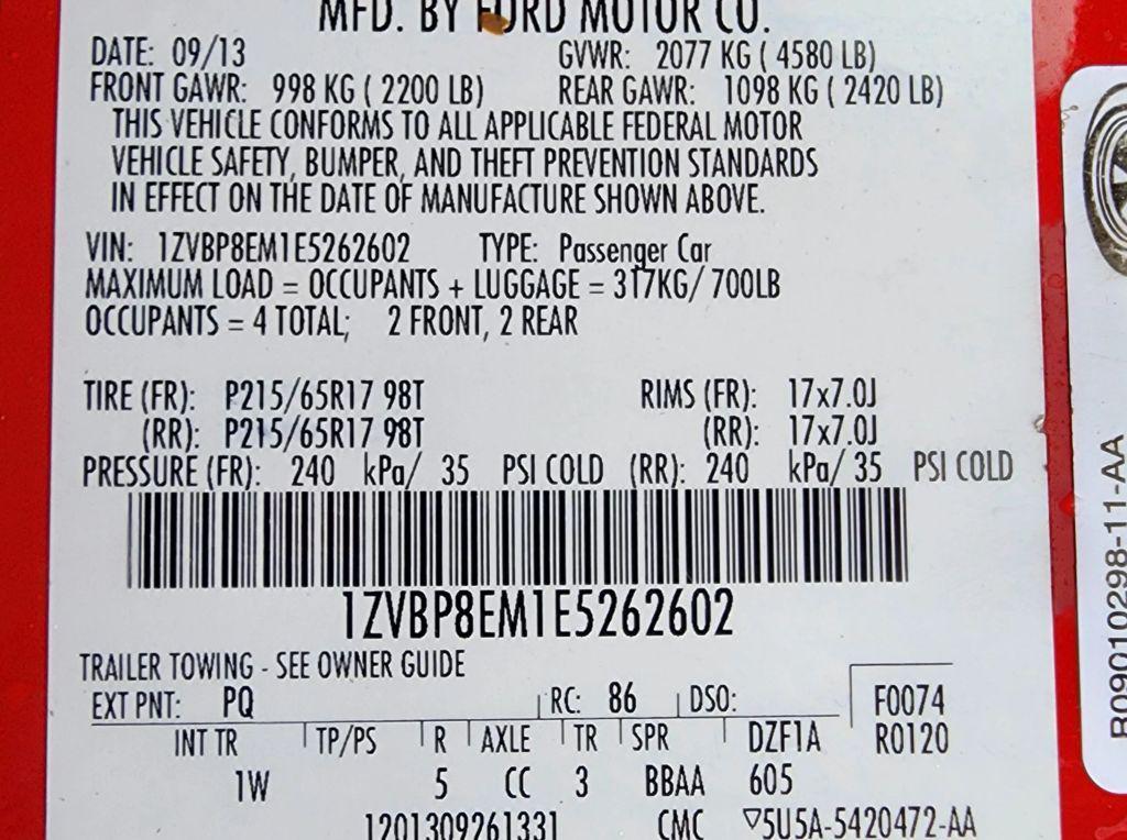 used 2014 Ford Mustang car, priced at $17,500