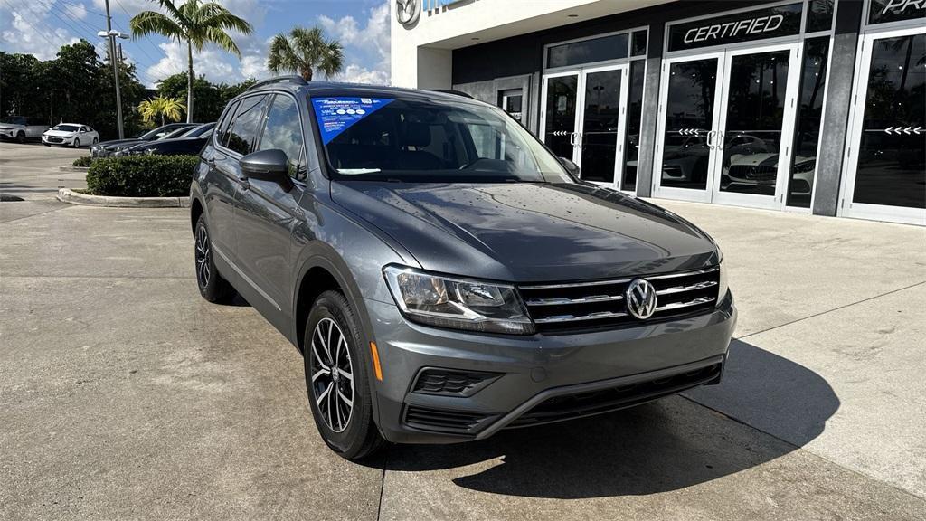 used 2021 Volkswagen Tiguan car, priced at $14,898