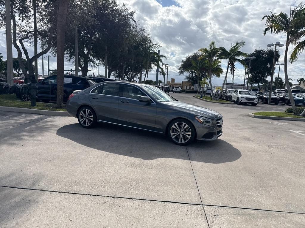 used 2018 Mercedes-Benz C-Class car, priced at $13,999