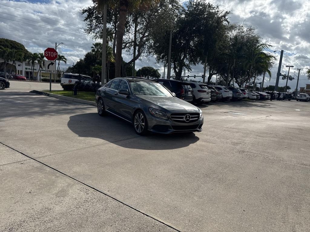 used 2018 Mercedes-Benz C-Class car, priced at $13,999